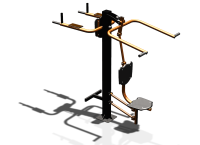 Уличный тренажер "Верхняя тяга Брусья Пресс" УТ339 в Краснодаре