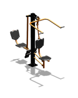 Уличный тренажер "Верхняя тяга Жим ногами" УТ322 в Краснодаре