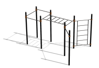 Спортивный комплекс воркаут ВС-117 в Краснодаре