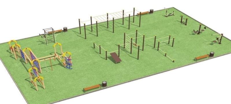 Проект спортивной площадки для любого возраста - 1 096 200 рублей. в Краснодаре