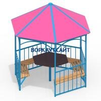 Беседка со столом и лавками МАФ 4121 в Краснодаре