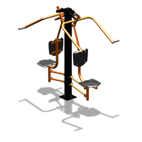 Уличный тренажер  "Верхняя тяга двойная"  УТ207 в Краснодаре