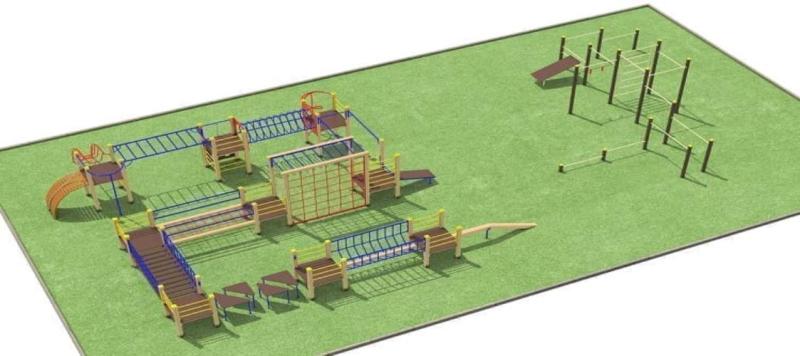 Проект спортплощадки с полосой препятствий - 1 178 100 рублей в Краснодаре