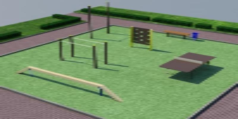 Проект спортплощадки мини спорт  в Краснодаре