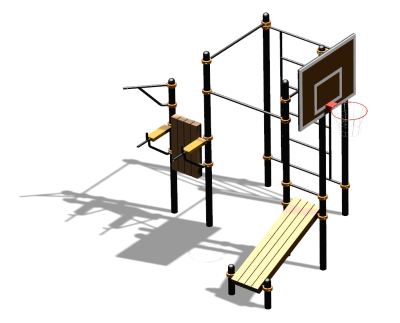 Спортивный комплекс воркаут ВС-94 в Краснодаре
