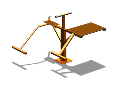 Уличный тренажер "Пресс Гиперэкстензия" УТ327 в Краснодаре