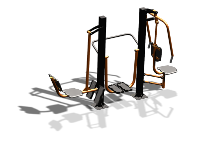 Уличный тренажер "Жим ногами Шагомер Жим от груди" УТ333 в Краснодаре