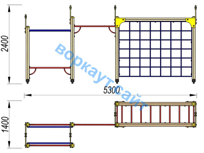 Детский спортивный комплекс Атлет ДСК 3106 в Краснодаре