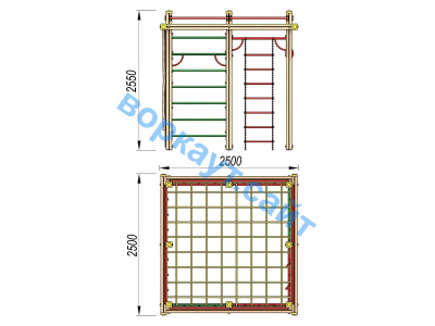 Детский спортивный комплекс ДСК 3110 в Краснодаре Детский спортивный комплекс ДСК 3110 в Краснодаре