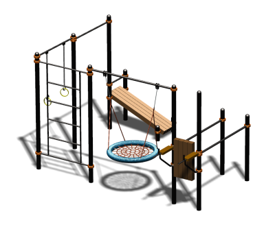 Спортивный комплекс воркаут ВС-97 в Краснодаре