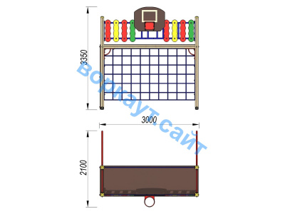 Детский спортивный комплекс ДСК 3101 в Краснодаре