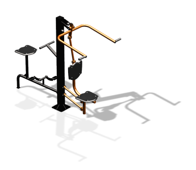 Уличный тренажер "Верхняя тяга Вело" УТ340 в Краснодаре