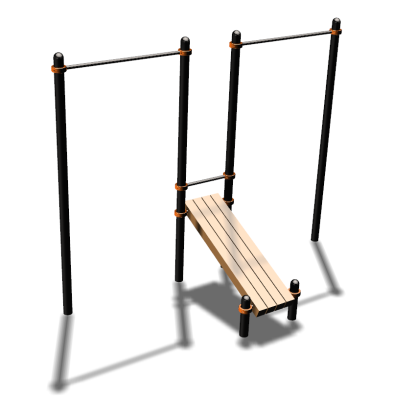 Воркаут турники со скамьей для пресса ВС-27 в Краснодаре