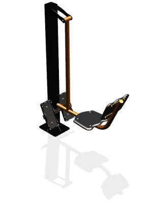 Уличный тренажер "Жим ногами одинарный" УТ 110 в Краснодаре Уличный тренажер "Жим ногами одинарный" УТ 110 в Краснодаре