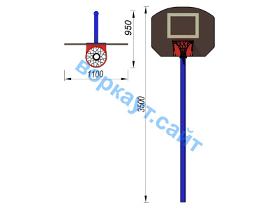Баскетбольный щит СИО 3510 в Краснодаре