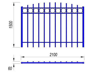 Ограждение спортивной площадки МАФ 5005 в Краснодаре