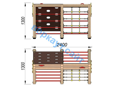 Детский спортивный комплекс ДСК 3203 в Краснодаре