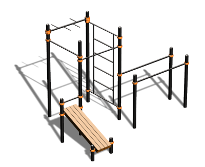 Спортивный комплекс воркаут ВС-91 в Краснодаре