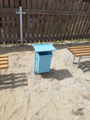 Урна с крышкой МАФ 1631 в Краснодаре