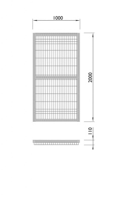 Калитка спортивной площадки МАФ 5105 в Краснодаре