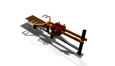 Силовой уличный тренажер  "Жим лежа"  УТ411 в Краснодаре