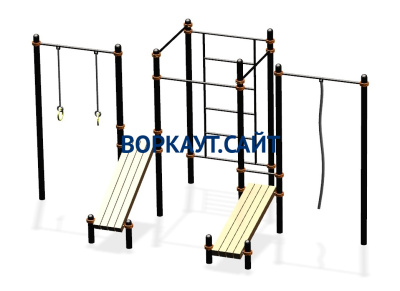 Спортивный комплекс воркаут ВС-44 в Краснодаре