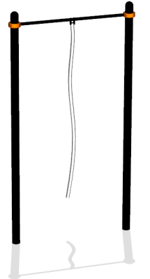 Турник с гимнастическим канатом ВС-34 в Краснодаре