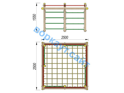 Детский спортивный комплекс ДСК 3109 в Краснодаре