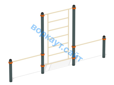 Шведская стенка с перекладинами ВС-13 в Краснодаре