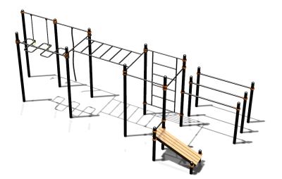 Спортивный комплекс воркаут ВС-77 в Краснодаре