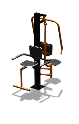 Уличный тренажер "Жим от груди Флекс" УТ324 в Краснодаре