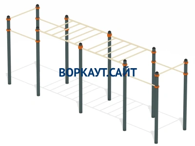 Воркаут рукоход с турниками ВС-23 в Краснодаре