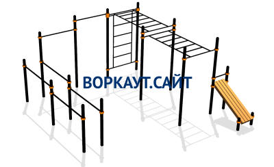 Спортивный комплекс воркаут ВС-109 в Краснодаре