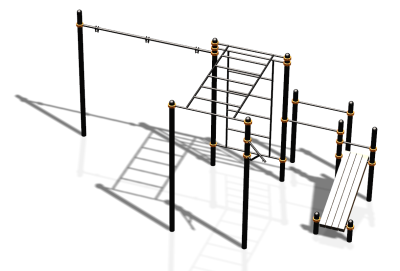 Спортивный комплекс воркаут ВС-87 в Краснодаре