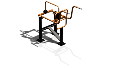 Силовой уличный тренажер  "Приседания"  УТ404 в Краснодаре