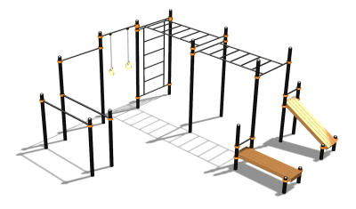 Спортивный комплекс воркаут ВС-71 в Краснодаре