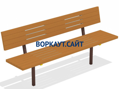 Диван уличный МАФ 1608 в Краснодаре