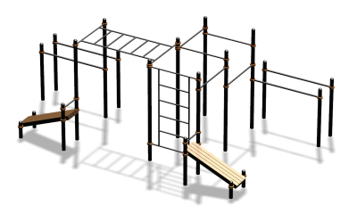 Спортивный комплекс воркаут ВС-100 в Краснодаре
