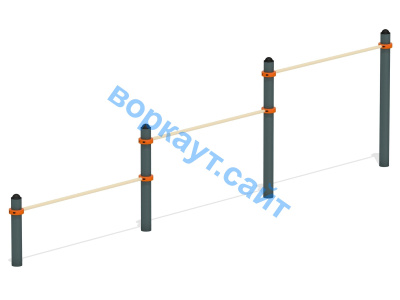 Каскад турников тройной ВС-6 в Краснодаре