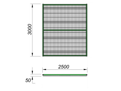 Ограждение спортивной площадки 2500х3000 МАФ 5103 в Краснодаре