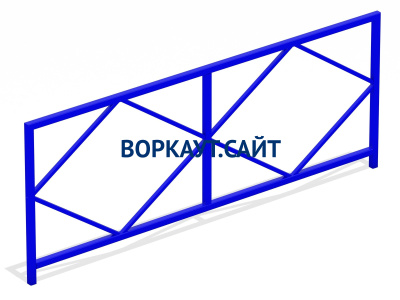Ограждение площадки МАФ 5001 в Краснодаре