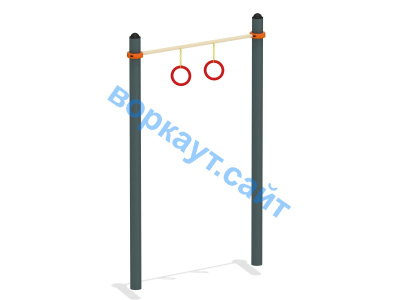 Турник с кольцами ВС-7 в Краснодаре Турник с кольцами ВС-7 в Краснодаре