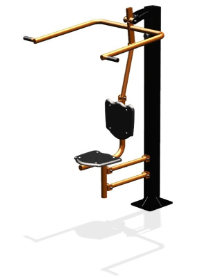 Уличный тренажер "Верхняя тяга одинарный" УТ 114 в Краснодаре