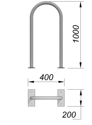 Велопарковка МАФ 6001 в Краснодаре