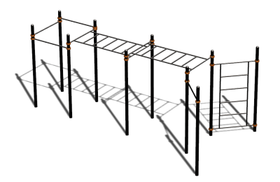 Спортивный комплекс воркаут ВС-118 в Краснодаре