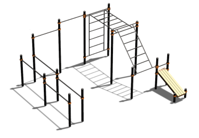 Спортивный комплекс воркаут ВС-146 в Краснодаре