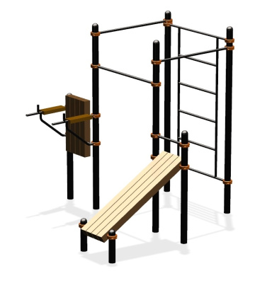 Спортивный комплекс воркаут ВС-64 в Краснодаре