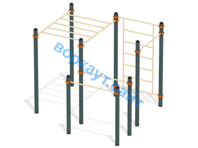 Спортивный комплекс воркаут ВС-48 в Краснодаре