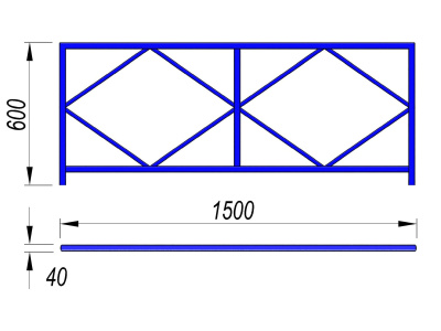 Ограждение площадки МАФ 5001 в Краснодаре
