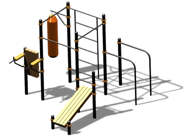 Спортивный комплекс воркаут ВС-93 в Краснодаре